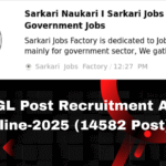 SSC CGL Post Recruitment Apply Online-2025 (14582 Post)