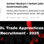 MDL Trade Apprentices Recruitment - 2025